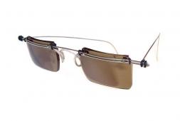 Designer Sonnenbrille Edelstahl, Gummi