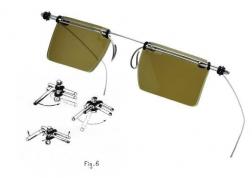 Edelstahl Sonnenbrille mit Gummi