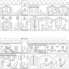 Burgmotiv für Trauringe