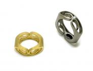 Barocker Designerring, Gelbgold oder Titan Barocker Designerring, Gelbgold oder Titan
