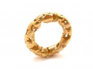 Gegossener Designerring 750-er Gold